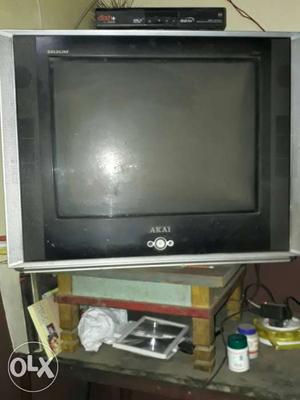 21 इंच Black AKAI Tv, 3 ईयर old