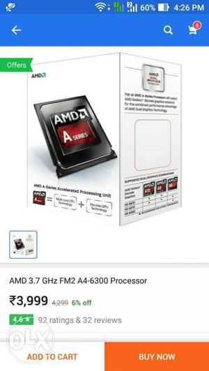 AMD Processor Aghz without fan