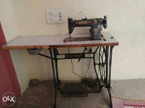 Black And Gray Sewing Machine
