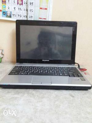 Black And Grey Lenovo Laptop