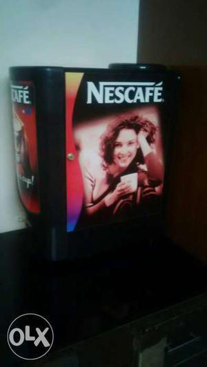 Black And White Nescafe Vending Machine/only few days used
