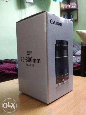 Canon EF mm f/4-5.6 III SEALED BOX