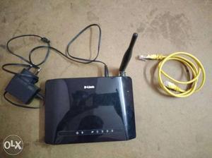 D-Link wi-fi router with charger&cable