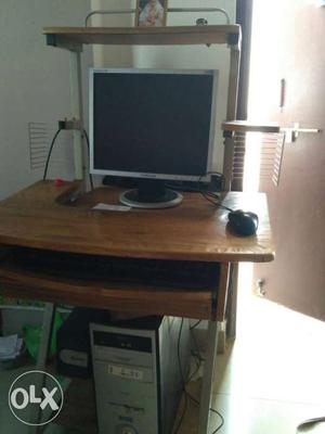 Desktop with computer table in very good condition