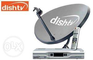 Dishtv set top box with remote for sale