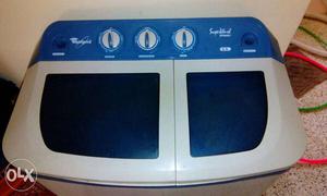 Gray And Blue Whirlpool All In One Portable Washer And Dryer