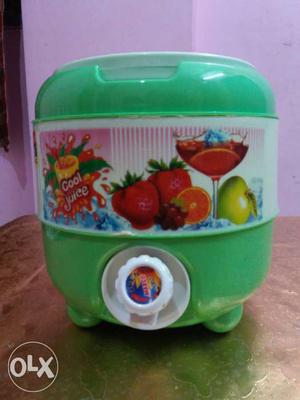 Green And White Cool Juice Dispenser