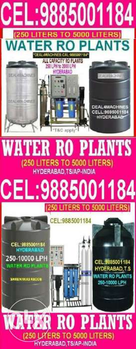  LPH water Plant RO Plant for at an