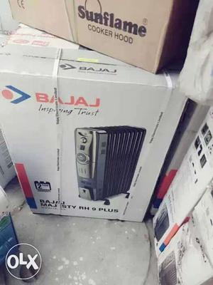 New Bajajj Oil Heater. 9 Fins. 2 yr warranty.