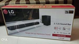 New Lg 2.1 Ch Sound Bar Las355b 120 W sealed Box