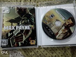 Ps3 cd max Payne 3 For Rs.600. No negotiations