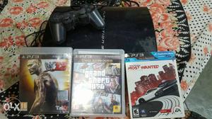 Sony Ps3 Original Console, Controller And 3 Games