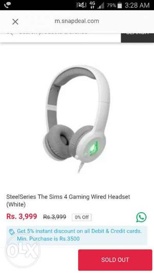 Steel Series The Sims 4 Gaming Wired Headset