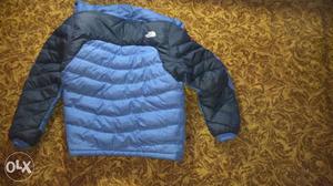 Black And Blue The North Face Bubble Jacket