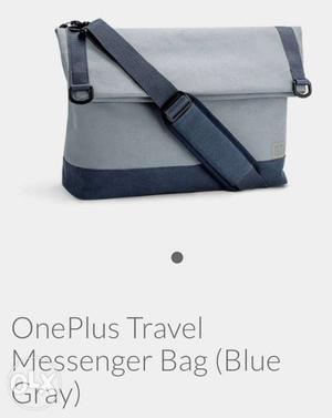 Bue And Gray One Plus Travel Messenger Bag