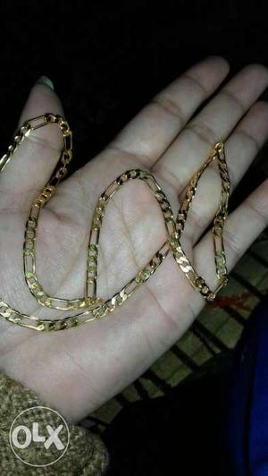 Gold Figaro Link Chain Necklace