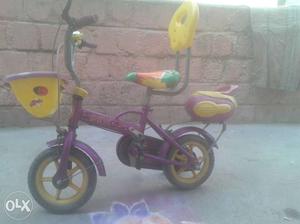 Kids cycle. good running condition. less use.with