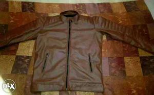 Men's Brown Full Zip Jacket