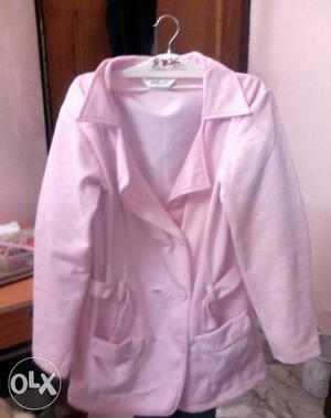 Pink girls long coat new