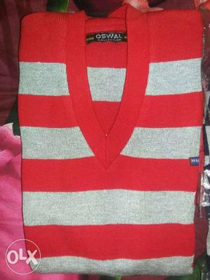 Red And White mens Sweater..7 colours...