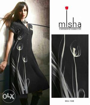 Women's Black Misha Mu-108 Dress