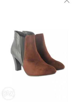 Women's Brown Ankle Boots- brand new