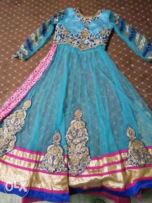 Women's Multicolored Sarii Dress