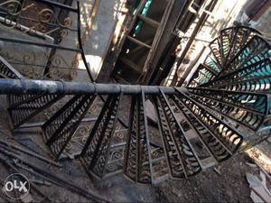 Black Metal Spiral Stairs