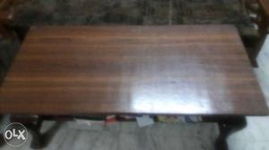 Brown saagwan highly solid center table