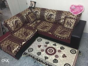 Complete Sofa with Setee & Center Table