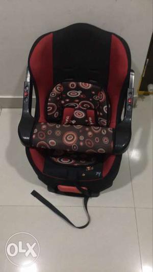 Red Black Infant Car Seat