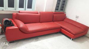Red Leather Sectional Couch Prices is negotiable