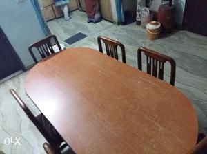 Sheesham wood 6 seater dining table