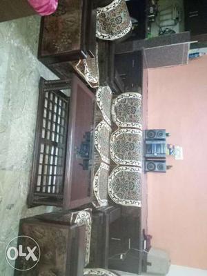 This sofa set is in good condition. I bought it 6