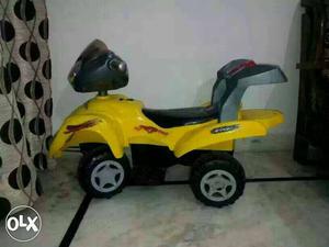 Yellow And Black Ride On Car Toy