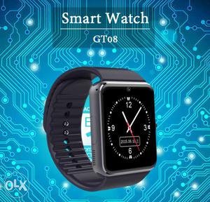 Box Pack Black Smart Watch Gt08
