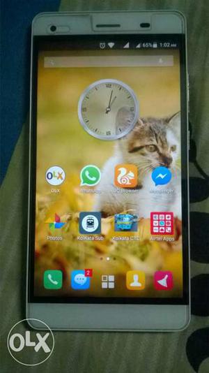 Lava iris X9 16GB 3G with 32GB memory card,10Months old