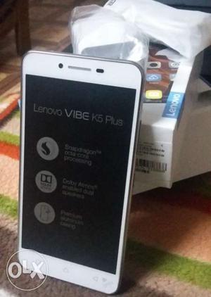 Lenovo vibe k5 plus 1 day old 4G VOLTE front HD Camera