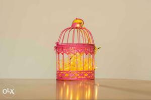 Pink Decoration Cage