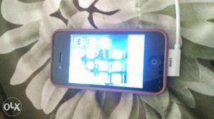 I phone 4s black colour 8Gb display is Lit Crack