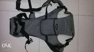 Baby's Gray And Black Carrier