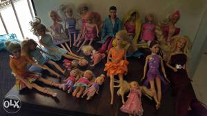 Barbie dolls. all for 