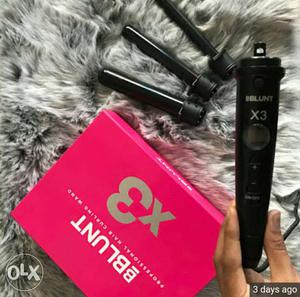 Bblunt curling wand / curling iron with 3 barrels