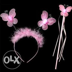 Cute Fairy Baby Wings & Wands for Birthday Return Gifts