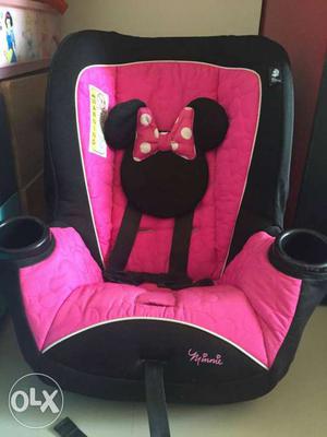 Imported and unused Disney Minnie Mouse Car Seat. Washable