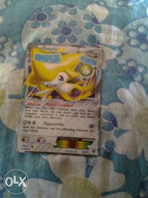 Jirachi ex pokemon card at very low price, i will sell in Rs