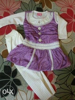 New baby girl dress for 2yrs