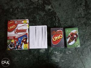 Pack of 26 original marvel avengers uno cards