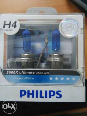 Phillips Diamond Vision White bulbs two no