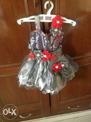 Princess Dress 3-6Months. Never Used. Got as a gift